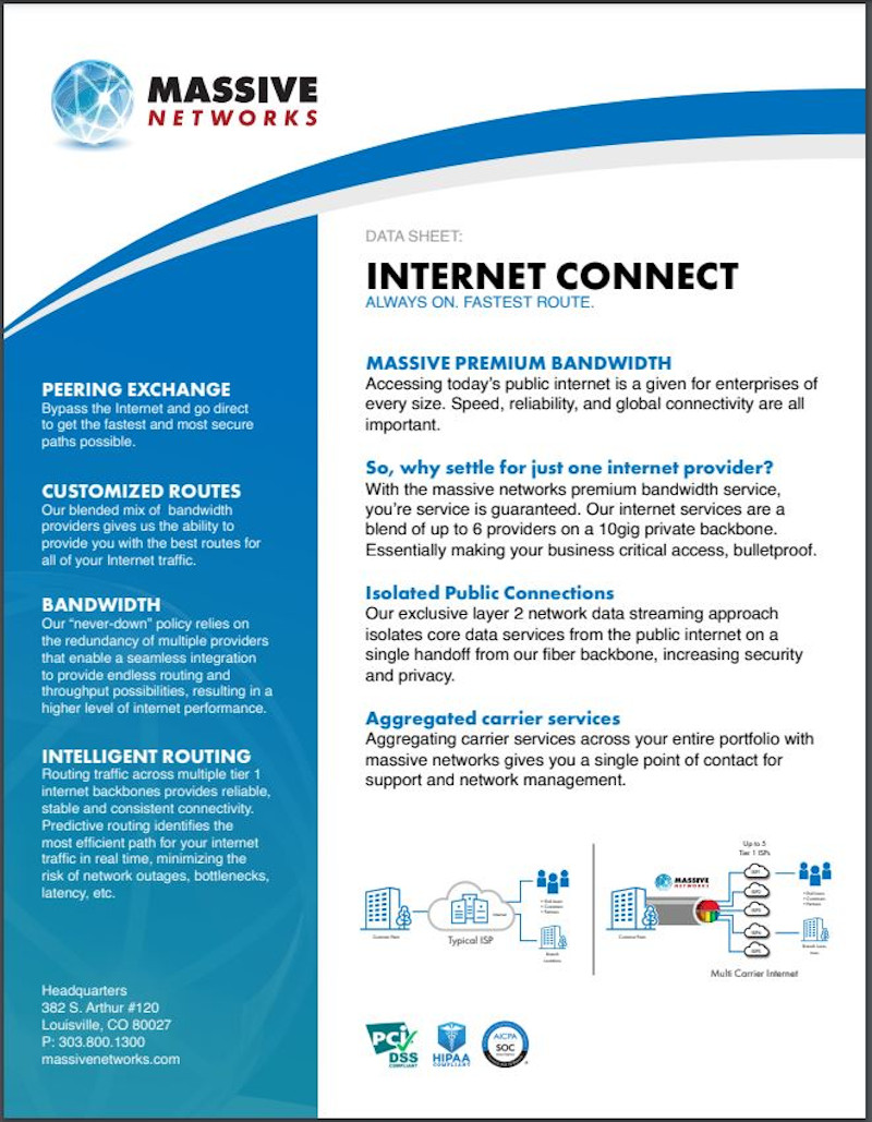 Massive Networks Internet Connect