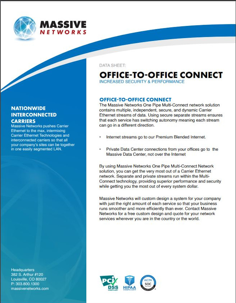 Massive Networks Office-to-Office Connect