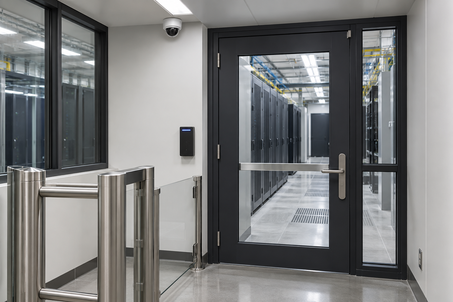 Controlled-access data center environment